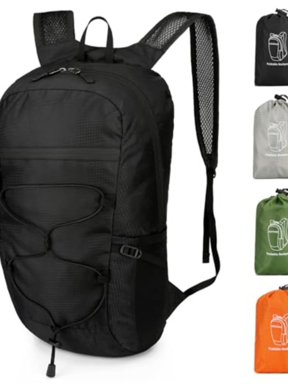 15L Foldable Hiking Backpack Ultralight Packable Travel Daypack Nylon